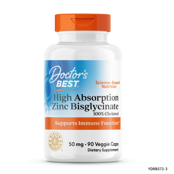 Zinc Bisglycinate 100% Chelated 50 Mg 90 Cap